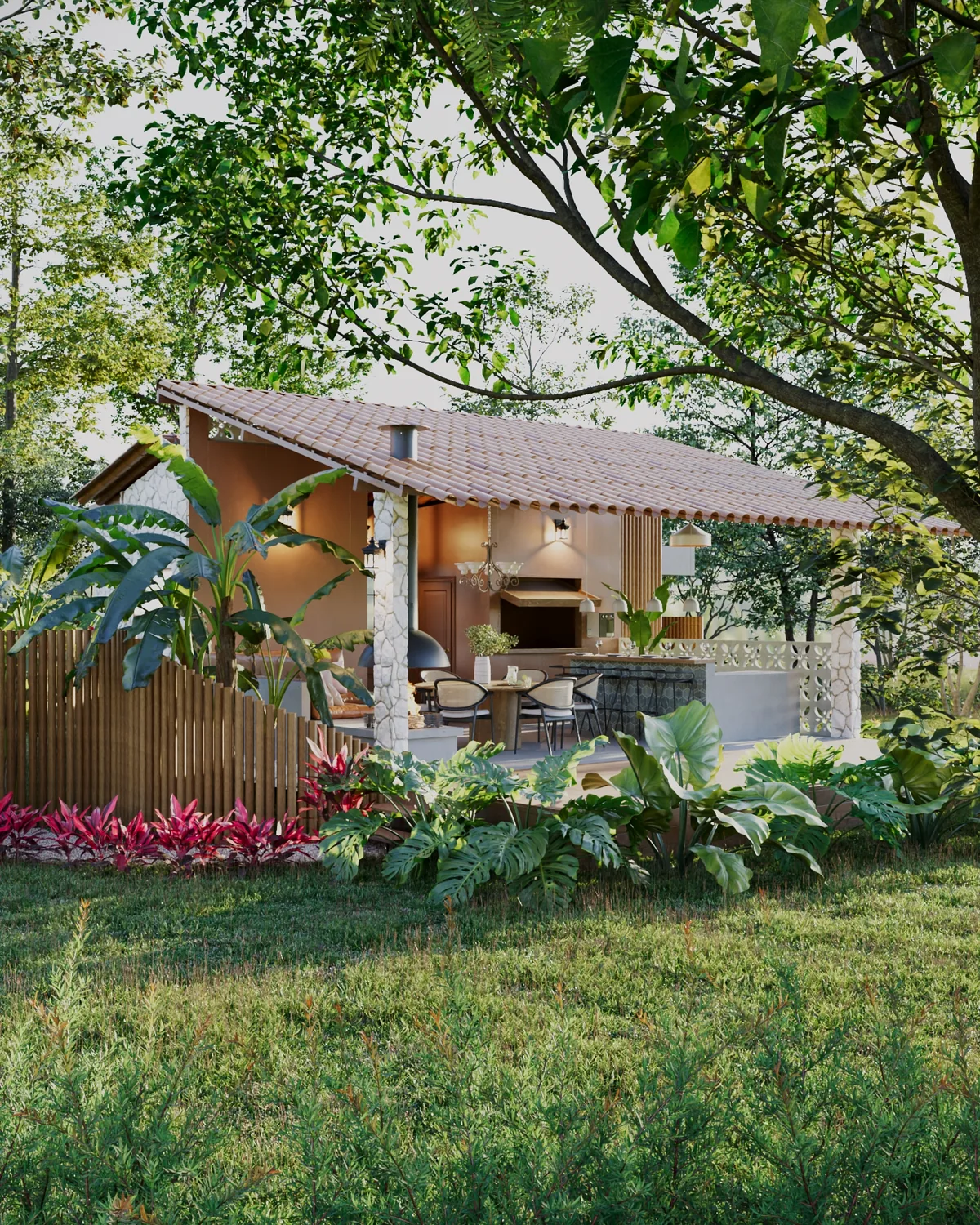 Vila Savana — Aproximação pelo jardim de espécies nativas